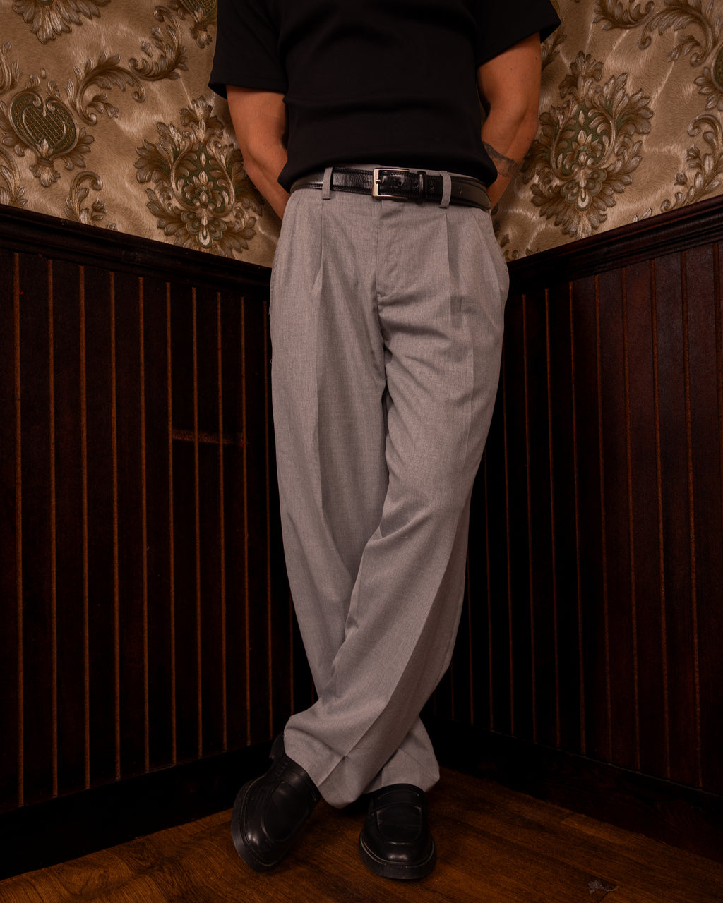 Pleated Pants