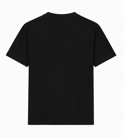 Black Ribbed T-Shirt