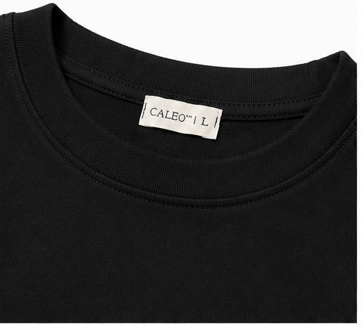 Black Ribbed T-Shirt